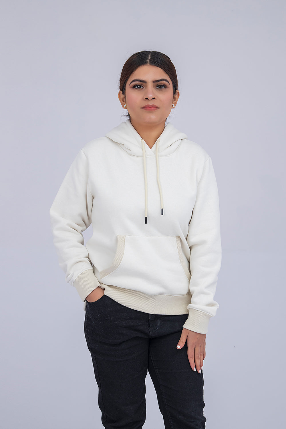 BASIC SOLID HOODIE