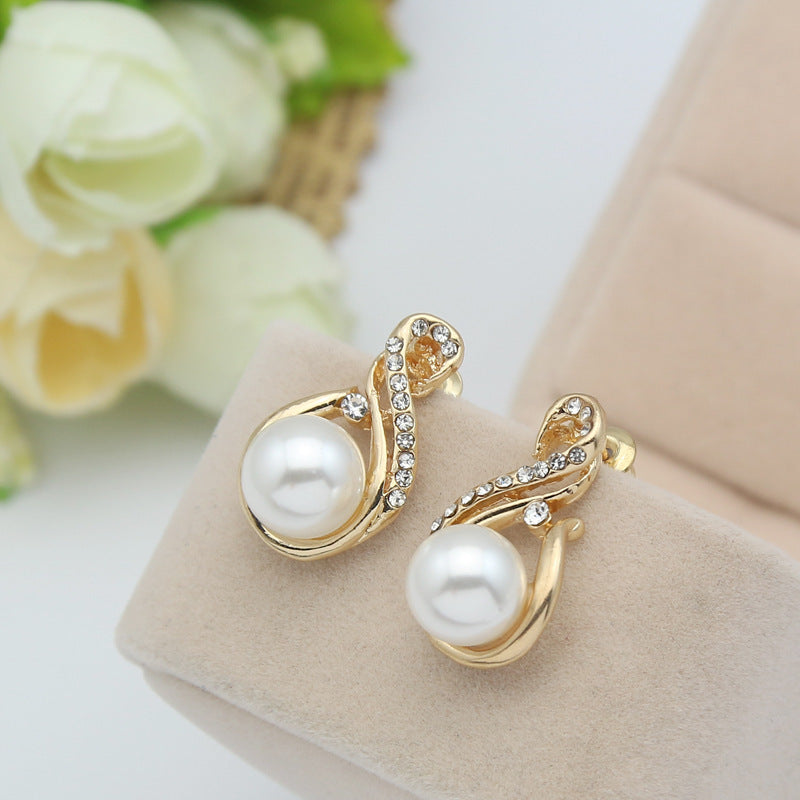 Pearl Necklace Earring set