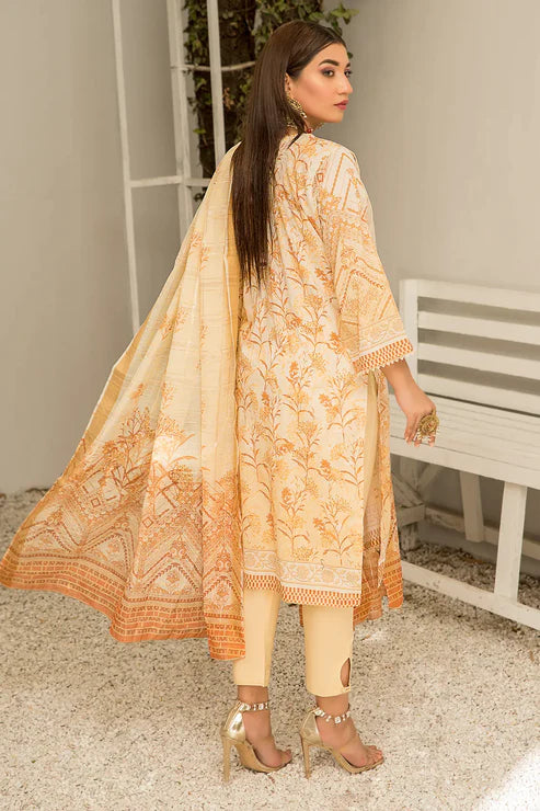 Unstitched 3 Piece - Embroidered Lawn