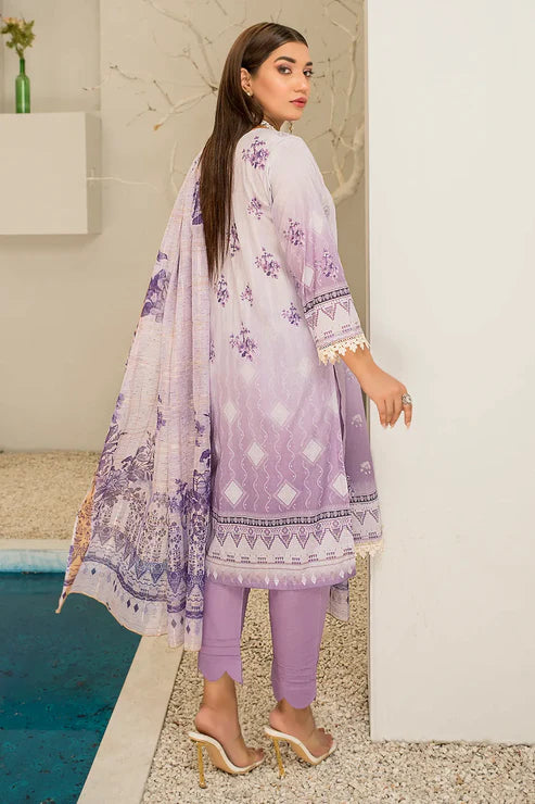 Unstitched 3 Piece - Embroidered Lawn