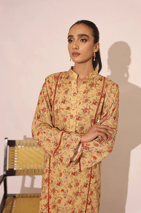 Unstitched 2 Piece - Printed Lawn Co-ord Set