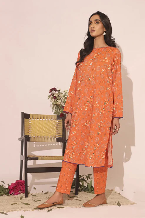 Unstitched 2 Piece - Printed Lawn Co-ord Set