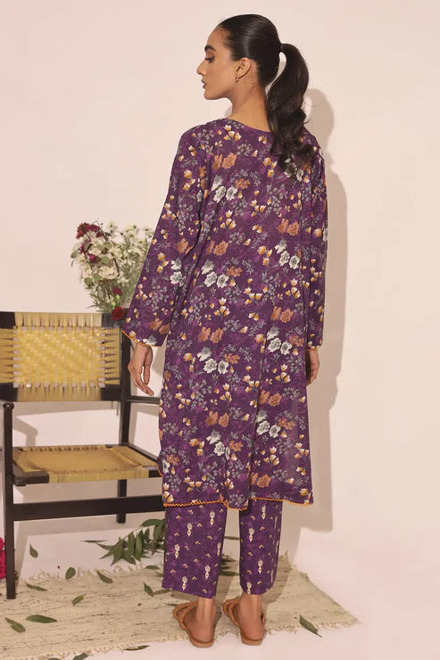 Unstitched 2 Piece - Printed Lawn Co-ord Set