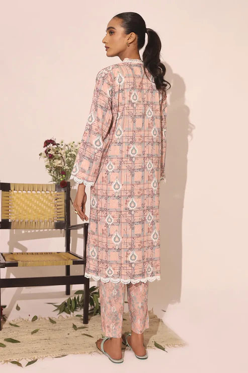 Unstitched 2 Piece - Printed Lawn Co-ord Set