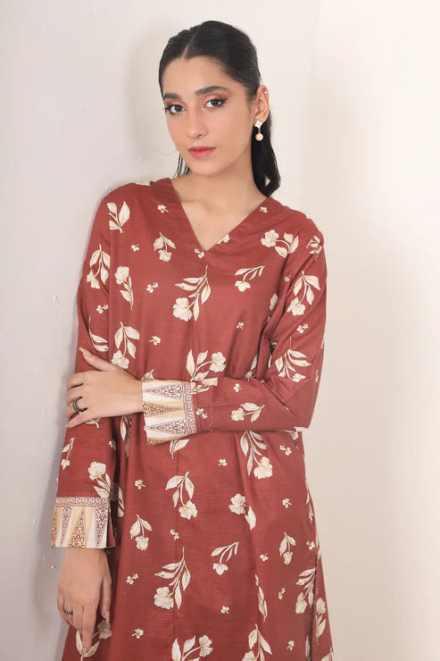 Unstitched 2 Piece - Digitally Printed Khaddar