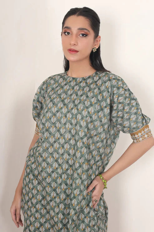 Unstitched 2 Piece - Digitally Printed Khaddar