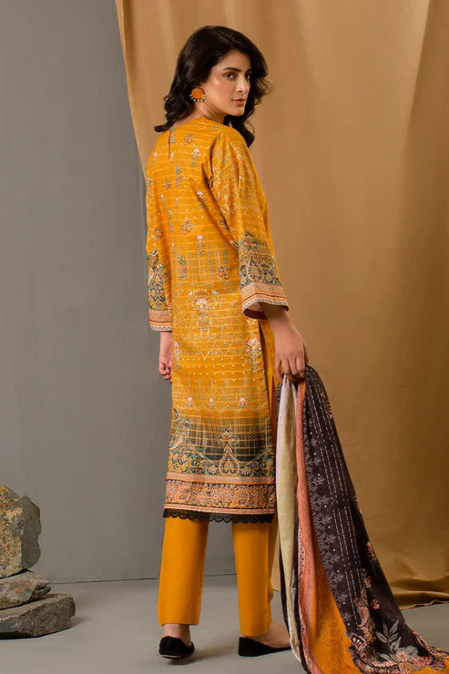 Unstitched 3 Piece - Premium Printed Khaddar