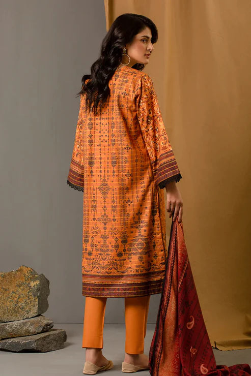 Unstitched 3 Piece - Premium Printed Khaddar