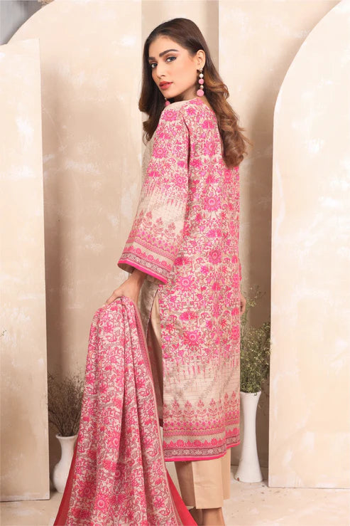 Ustitched Premium Khaddar Dress by Eva Collections