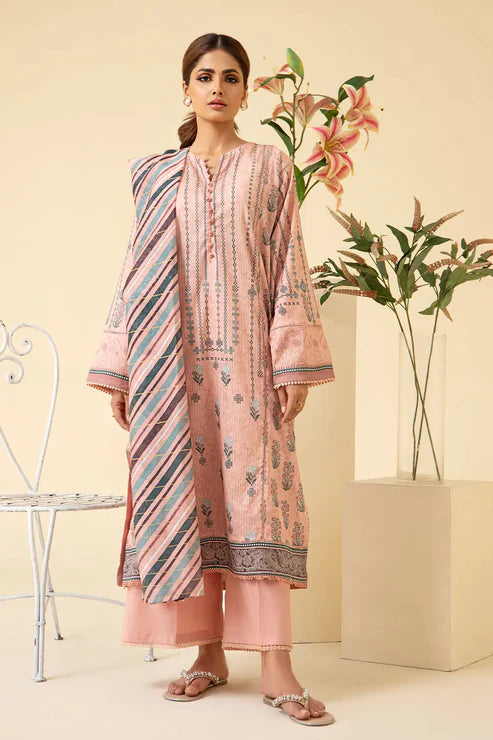 Unstitched 3 Piece - Embroidered Lawn