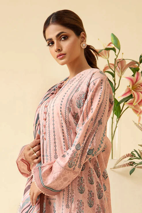 Unstitched 3 Piece - Embroidered Lawn