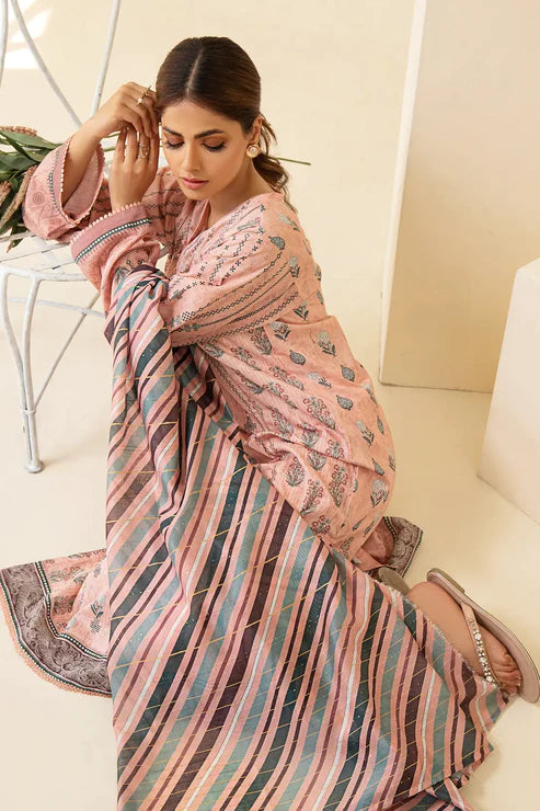 Unstitched 3 Piece - Embroidered Lawn