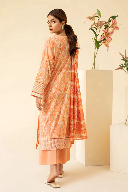 Unstitched 3 Piece - Embroidered Lawn