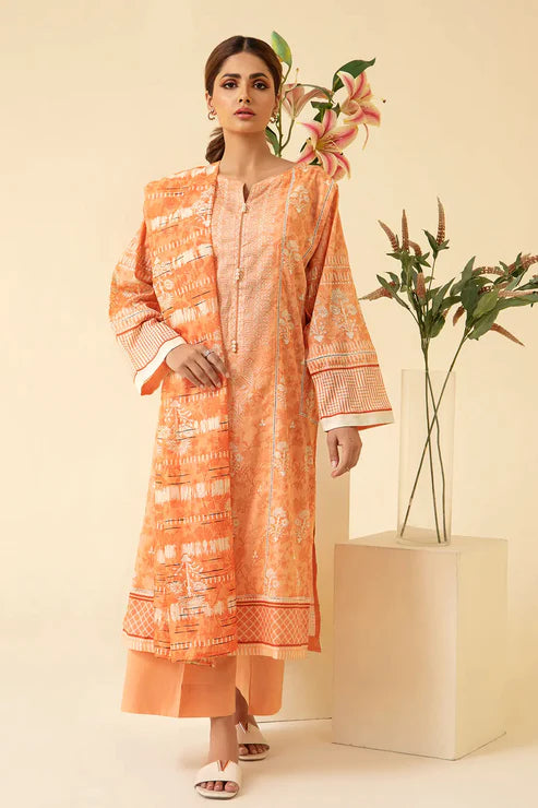 Unstitched 3 Piece - Embroidered Lawn