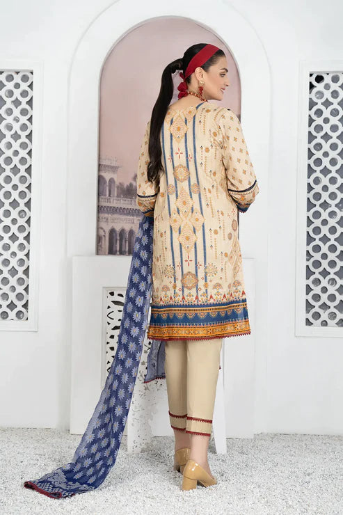 Unstitched 3 Piece - Embroidered Lawn