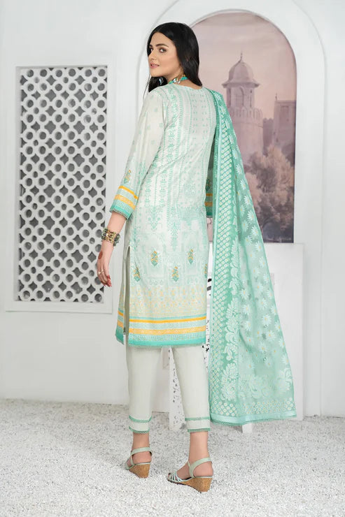 Unstitched 3 Piece - Embroidered Lawn