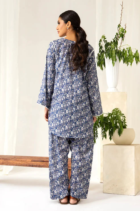 Unstitched 2 Piece - Printed Lawn Co-ord Set